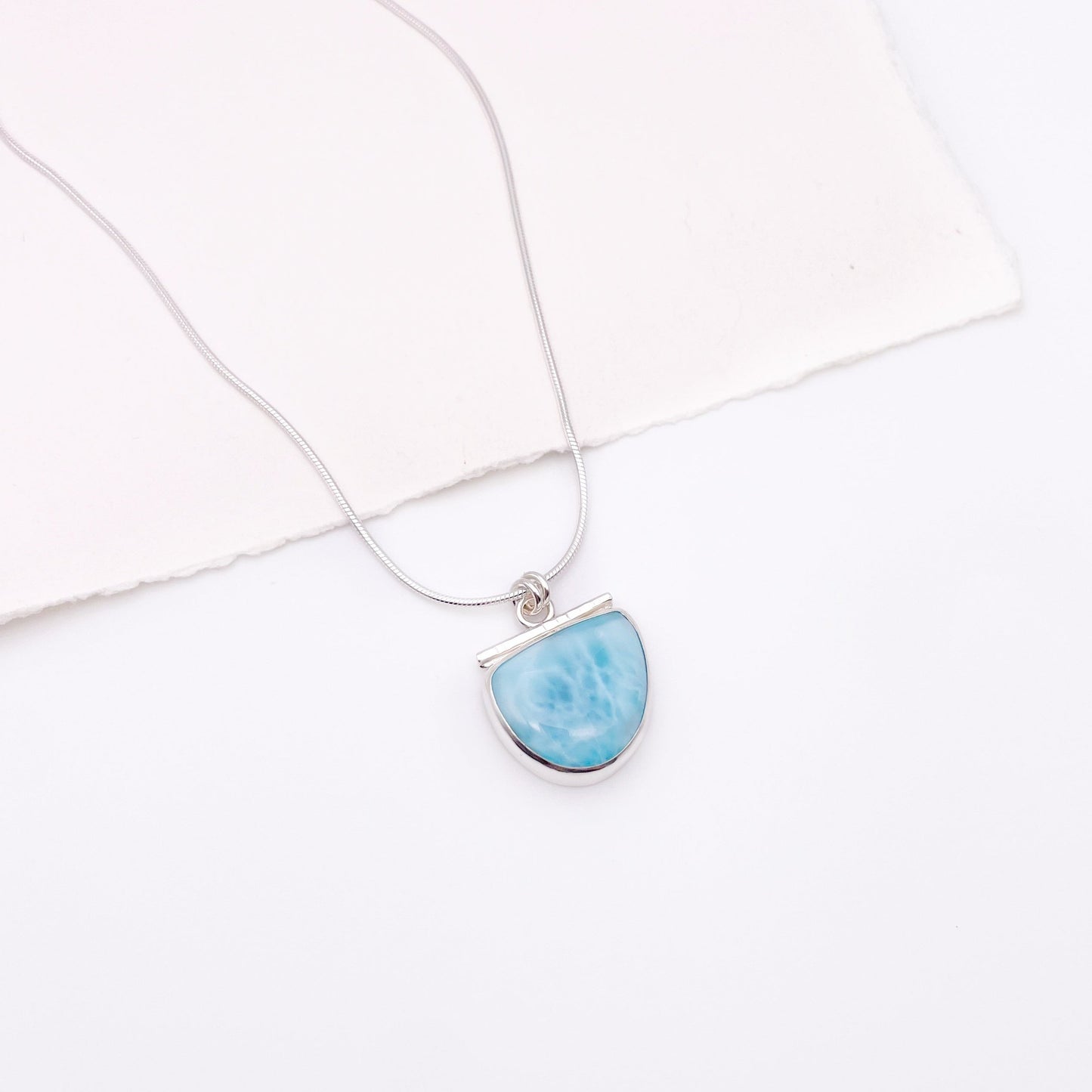 Larimar Horizon Necklace No. 01