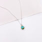 Dainty Sonoran Turquoise Necklace No. 02