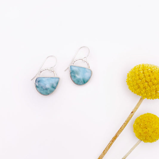 Larimar Dangle Earring No. 02