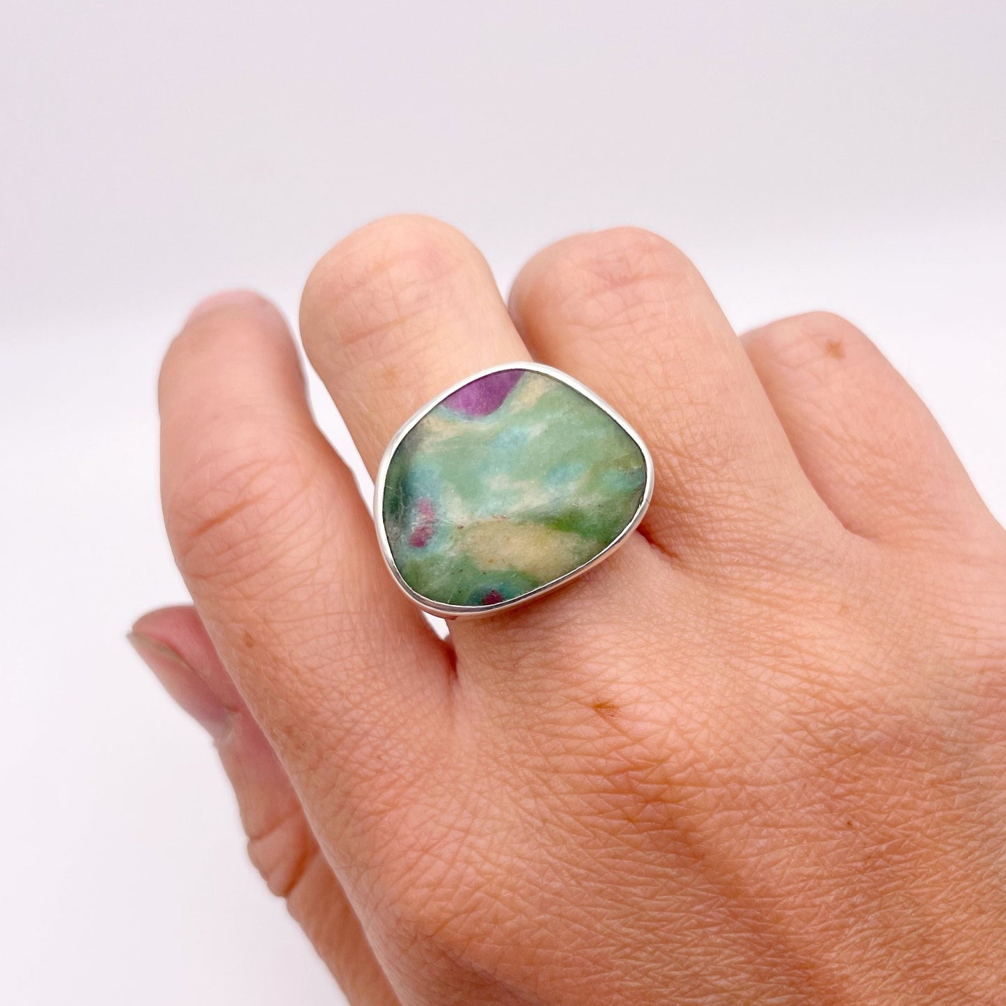 Ruby in Fuchsite Ring No. 02 | Size 7.5