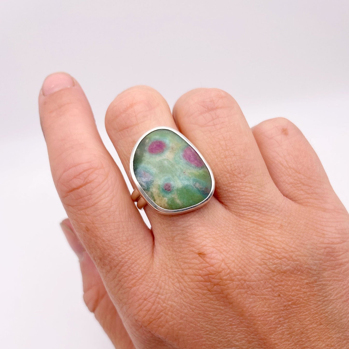 Ruby in Fuchsite Ring No. 01 | Size 9.5