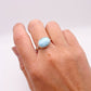 Mini Larimar Ring No. 05 | Size 9.25