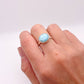 Mini Larimar Ring No. 03 | Size 7