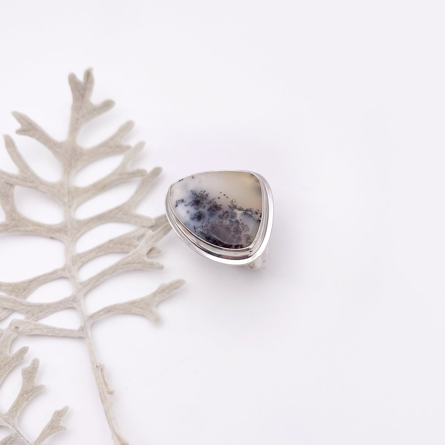 Dendritic Agate Ring No. 1 | Size 9.25