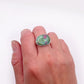 Mini Ruby in Fuchsite Ring No. 03 | Size 9