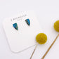 Peruvian Opal Stud Earring No. 09