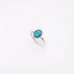 Birches Turquoise Stacking Oval Ring No. 31 | Size 9