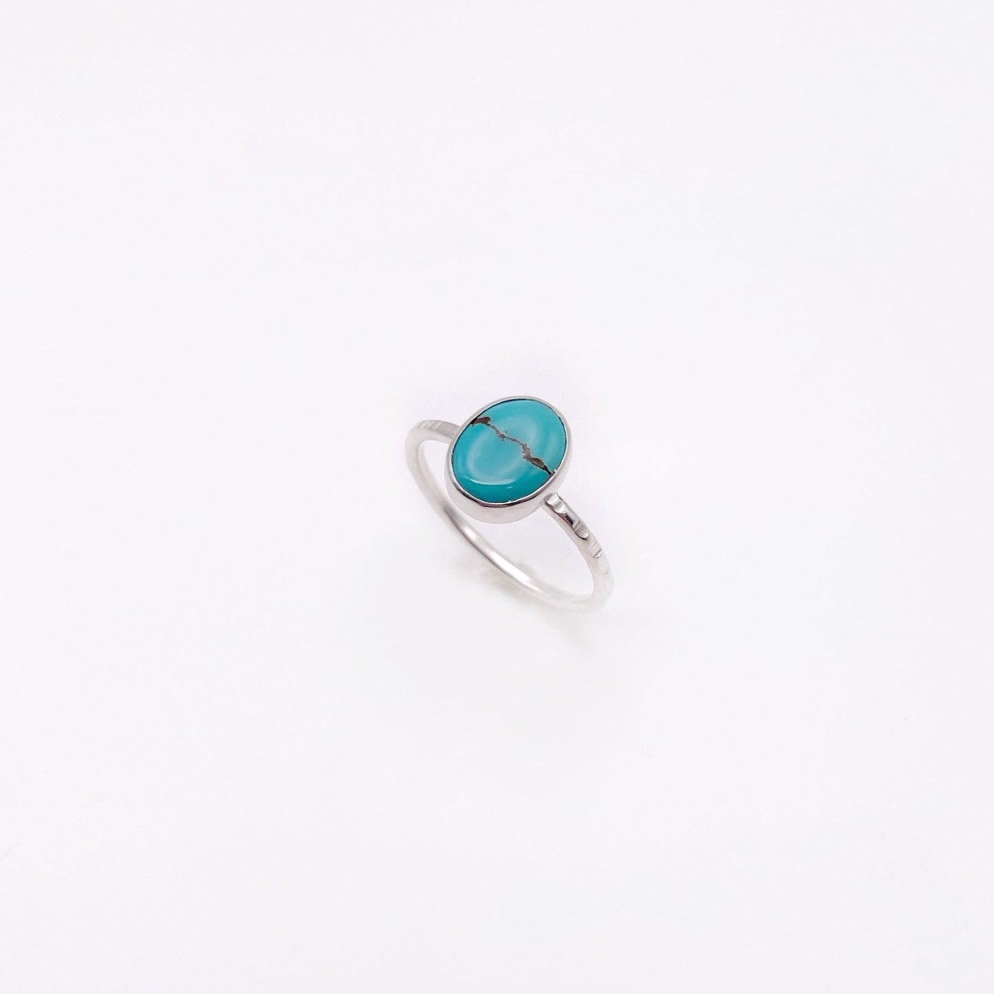 Birches Turquoise Stacking Oval Ring No. 31 | Size 9