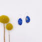 Denim Lapis Dangle Earring No. 01