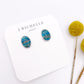 Peruvian Opal Stud Earring No. 17