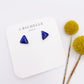 Lapis Lazuli Stud Earring No. 04