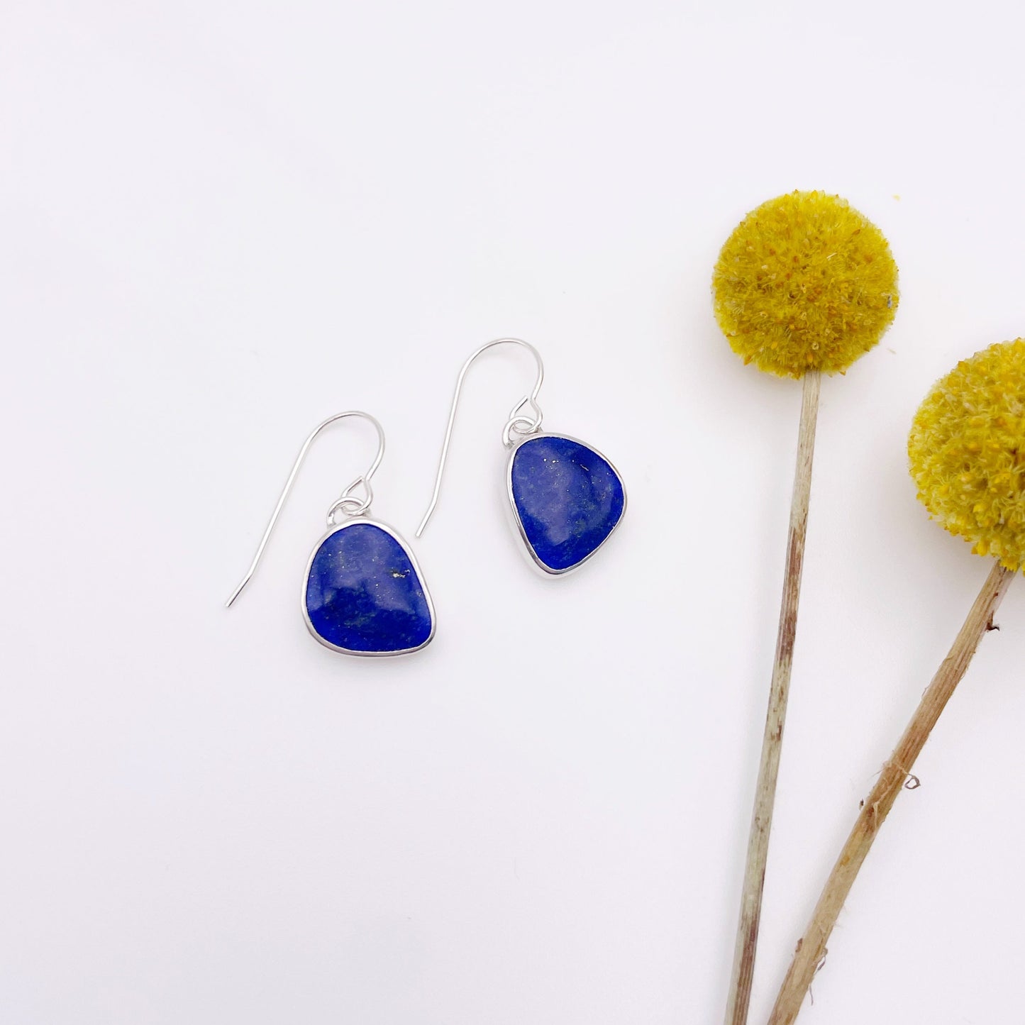 Lapis Lazuli Dangle Earring No. 07