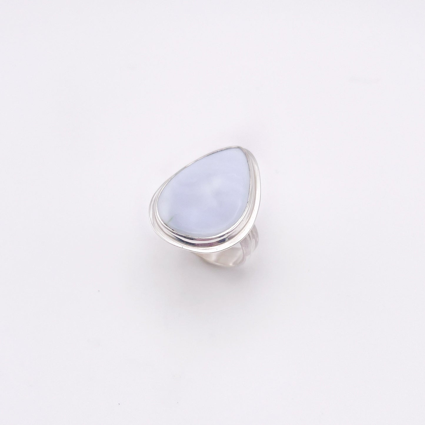 Owyhee Opal Teardrop Ring | Size 5.25
