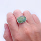 Mini Ruby in Fuchsite Ring No. 09 | Size 10.5