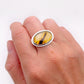 Montana Agate Oval Ring | Size 8