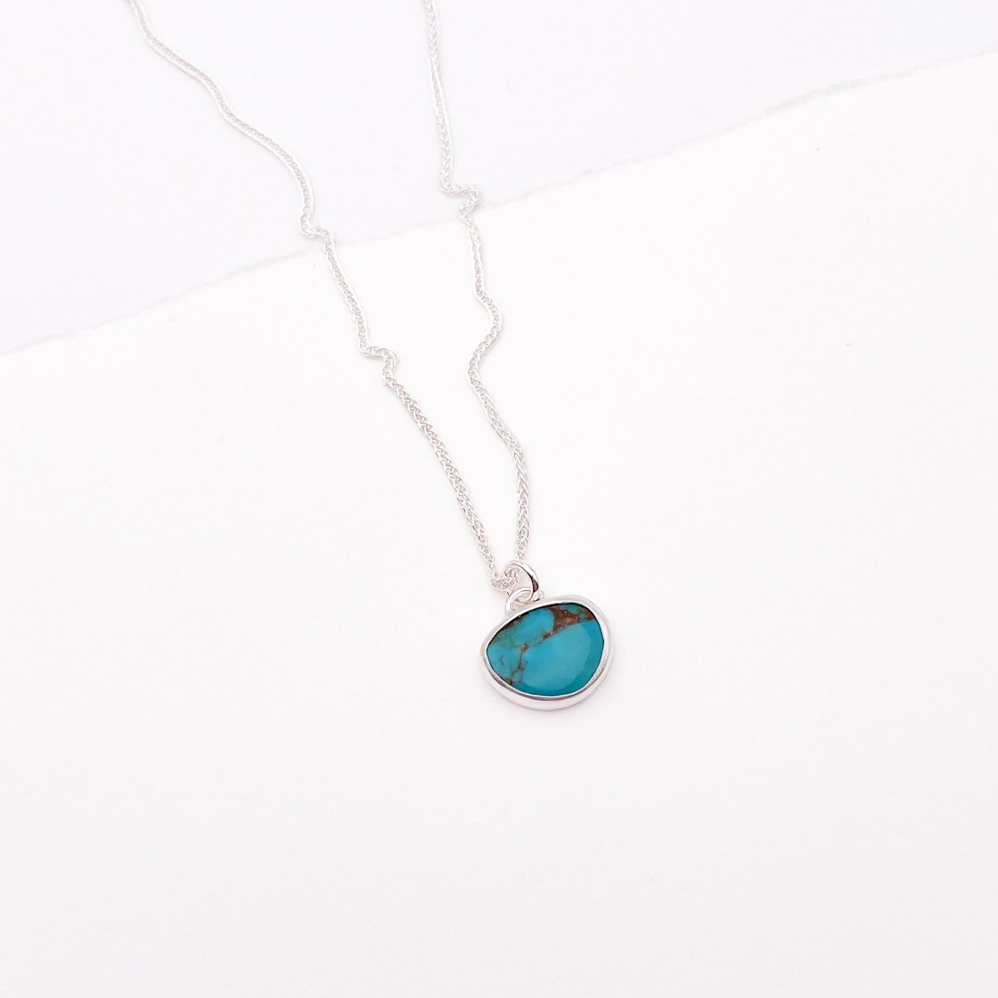 Dainty Kingman Turquoise Necklace No. 03