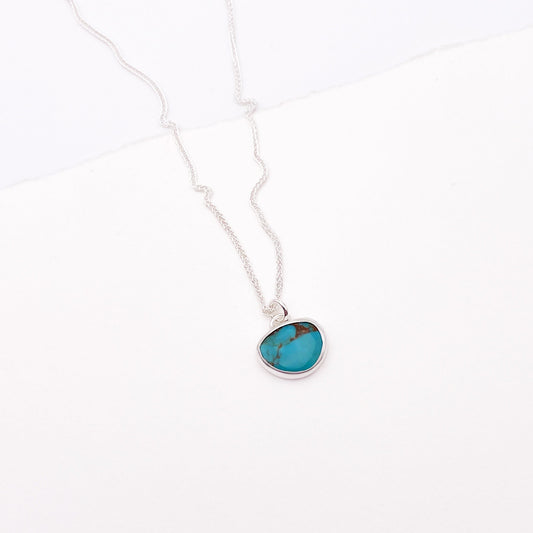 Dainty Kingman Turquoise Necklace No. 03