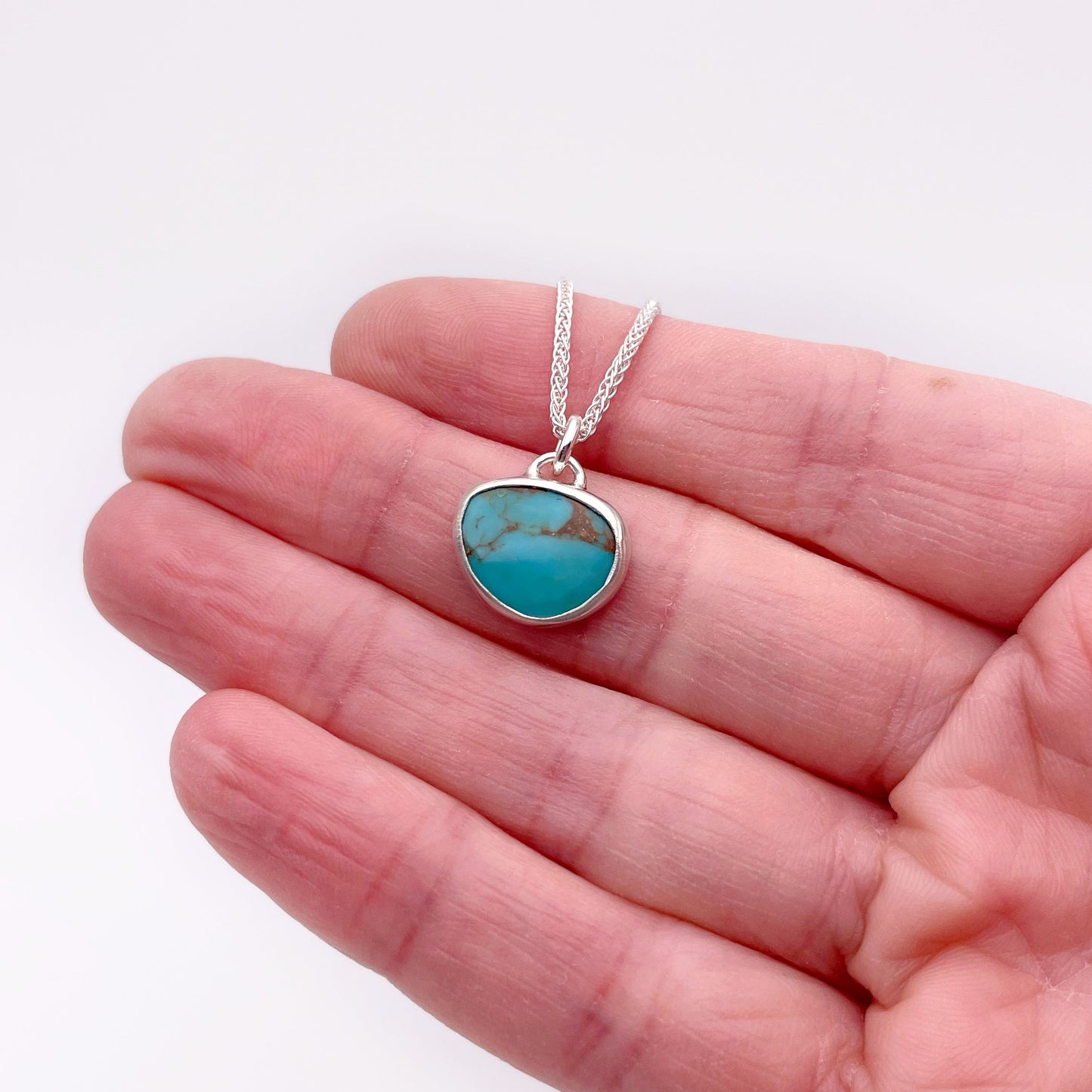 Dainty Kingman Turquoise Necklace No. 03