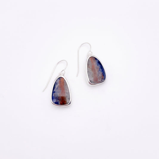 Sodalite Dangle Earring No. 02