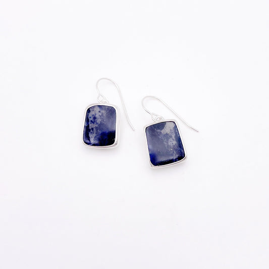 Sodalite Dangle Earring No. 04