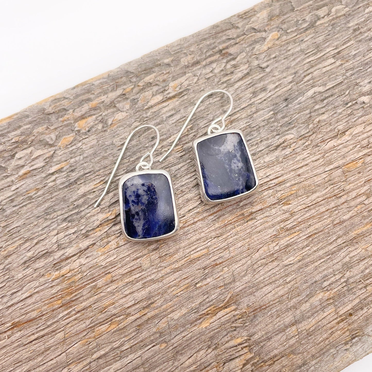 Sodalite Dangle Earring No. 04