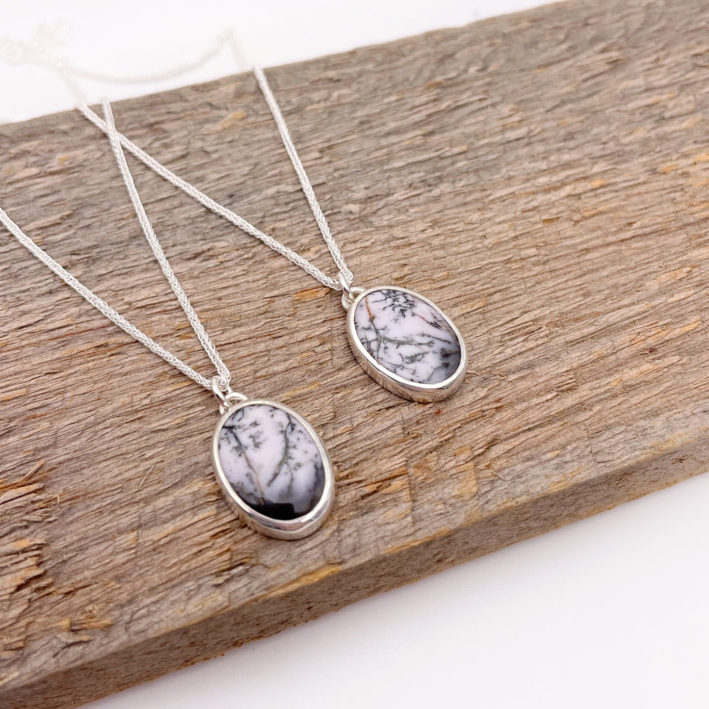 Moss Agate Necklace No. 05