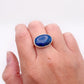 Shattuckite Oval Statement Ring No. 01 | Size 9