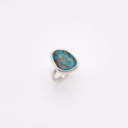 Freeform Turquoise Ring No. 04 | Size 7.75