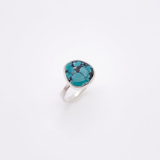 Freeform Turquoise Ring No. 05 | Size 9.5