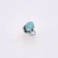Teardrops Turquoise Ring No. 03 | Size 6.5
