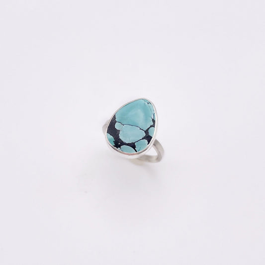 Teardrops Turquoise Ring No. 03 | Size 6.5