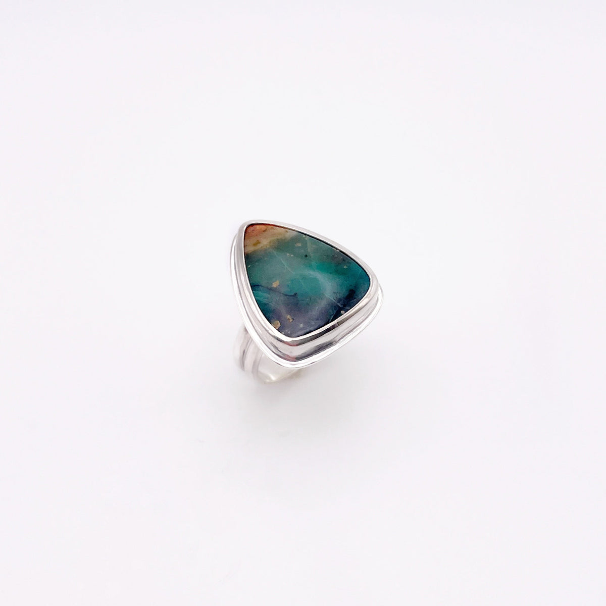 Gem SilicaTriangle Ring No. 04 | Size 8.5