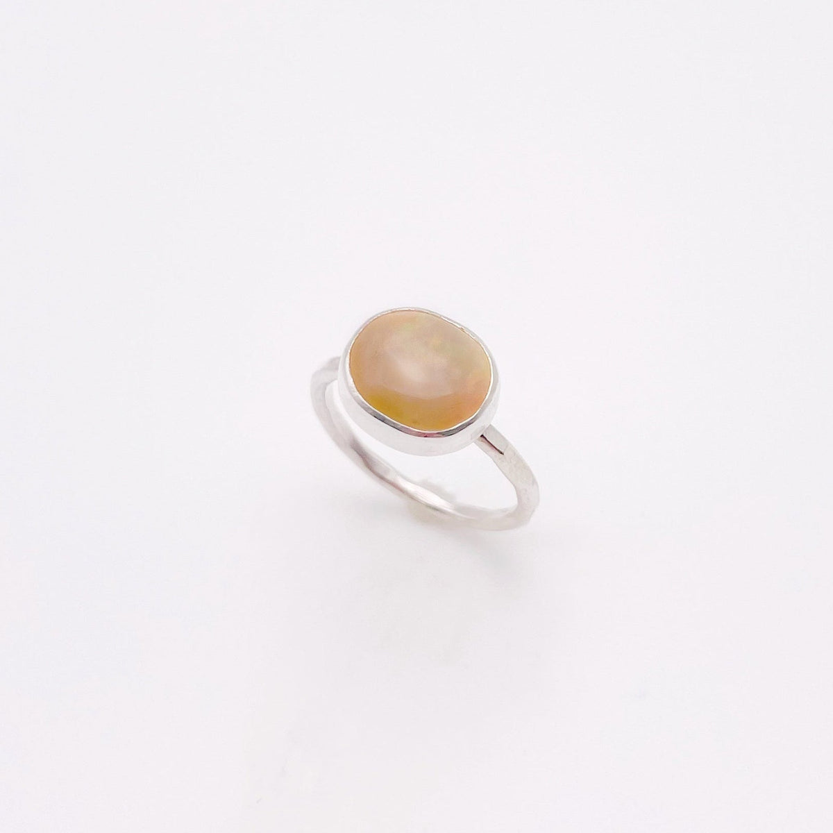 Fire Opal Dainty Ring No. 05 | Size 4.75