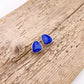 Lapis Lazuli Stud Earring No. 07