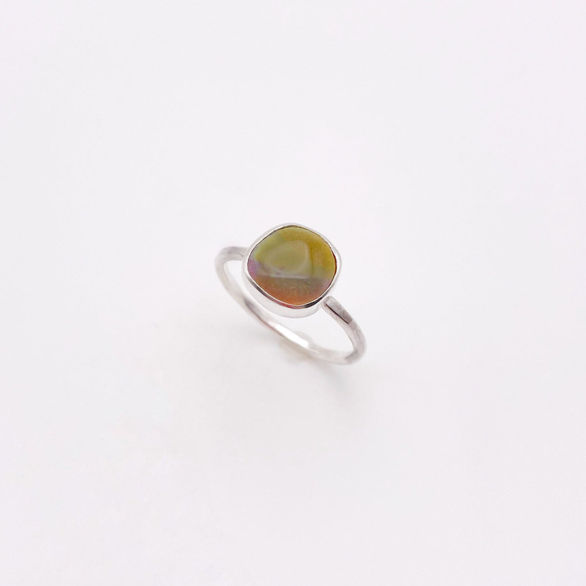 Fire Opal Dainty Ring No. 07 | Size 8.25