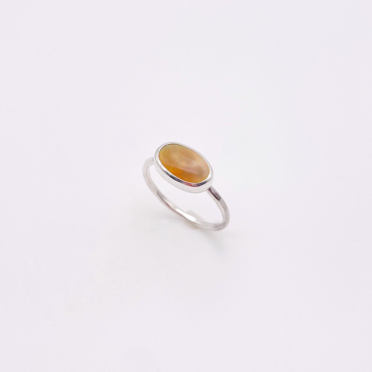 Fire Opal Dainty Ring No. 08 | Size 9.5