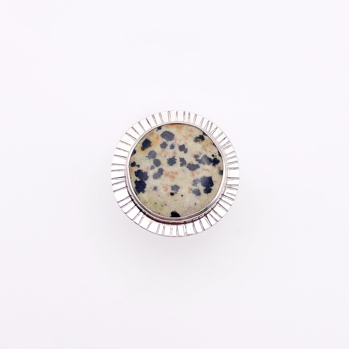 Sundance Dalmatian Jasper Ring No. 02 | Size 7.5