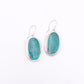 Amazonite Oval Dangle Earring