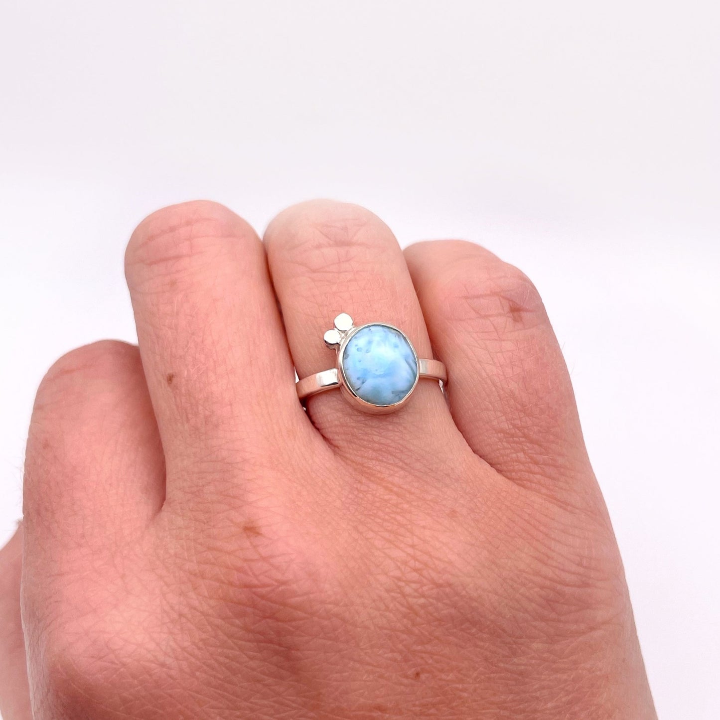 Mini Larimar Ring No. 01 | Size 5.5
