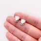 Rainbow Moonstone Dottie Stud