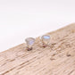 Rainbow Moonstone Dottie Stud