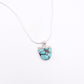 Spiderweb Turquoise Horizon Necklace No. 1