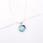 Spiderweb Turquoise Horizon Necklace No. 2