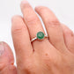 Aventurine Pebble Stacking Ring | Size 9