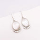 Mother of Pearl Oval Dangle Earring