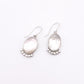 Mother of Pearl Oval Dangle Earring