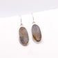 Sunstone Oval Dangle Earring