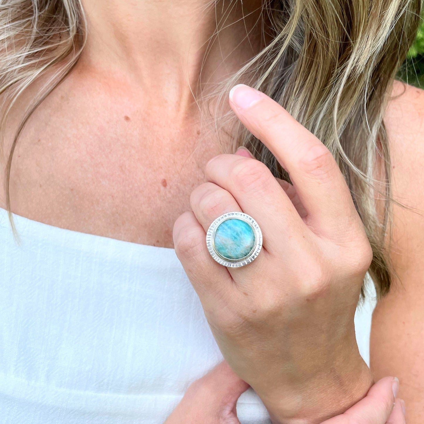 Sundance Amazonite Ring | Size 5.5