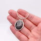 Stingray Coral Fossil Oval Pendant Necklace