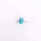 Birches Turquoise Stacking Oval Ring No. 15 | Size 7